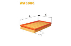 Vzduchový filtr WIX FILTERS WA6686