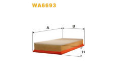 Vzduchový filtr WIX FILTERS WA6693
