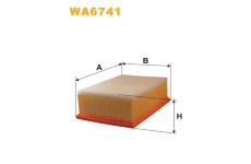 Vzduchový filtr WIX FILTERS WA6741
