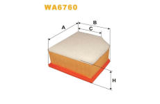 Vzduchový filtr WIX FILTERS WA6760