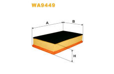 Vzduchový filtr WIX FILTERS WA9449