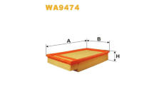 Vzduchový filtr WIX FILTERS WA9474