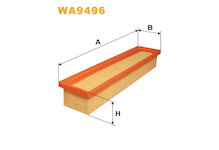 Vzduchový filter WIX FILTERS WA9496