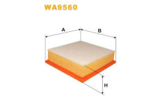 Vzduchový filtr WIX FILTERS WA9560
