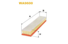 Vzduchový filtr WIX FILTERS WA9600