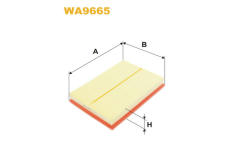 Vzduchový filter WIX FILTERS WA9665