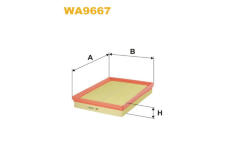 Vzduchový filtr WIX FILTERS WA9667