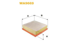 Vzduchový filtr WIX FILTERS WA9669
