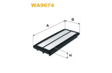 Vzduchový filtr WIX FILTERS WA9674