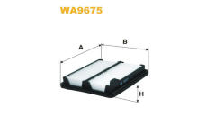 Vzduchový filtr WIX FILTERS WA9675