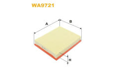 Vzduchový filtr WIX FILTERS WA9721