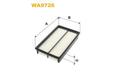 Vzduchový filtr WIX FILTERS WA9726