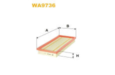 Vzduchový filtr WIX FILTERS WA9736