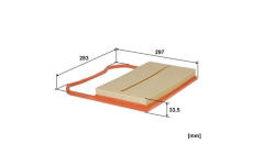 Vzduchový filtr WIX FILTERS WA9744