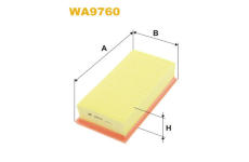 Vzduchový filtr WIX FILTERS WA9760