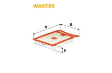 Vzduchový filtr WIX FILTERS WA9780