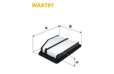 Vzduchový filtr WIX FILTERS WA9781