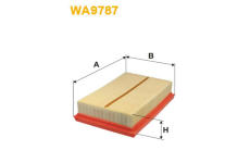 Vzduchový filtr WIX FILTERS WA9787