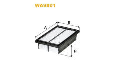 Vzduchový filtr WIX FILTERS WA9801