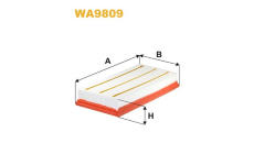 Vzduchový filtr WIX FILTERS WA9809