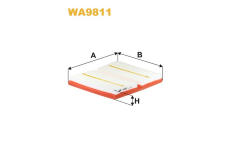 Vzduchový filtr WIX FILTERS WA9811
