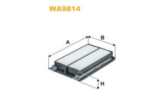 Vzduchový filtr WIX FILTERS WA9814
