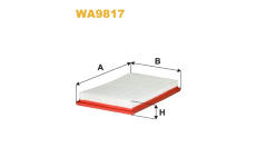 Vzduchový filtr WIX FILTERS WA9817