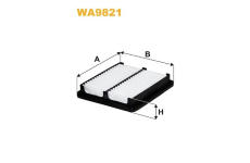Vzduchový filtr WIX FILTERS WA9821