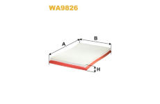 Vzduchový filtr WIX FILTERS WA9826