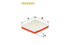Vzduchový filtr WIX FILTERS WA9828
