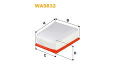 Vzduchový filtr WIX FILTERS WA9832