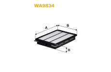 Vzduchový filtr WIX FILTERS WA9834
