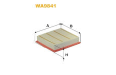 Vzduchový filtr WIX FILTERS WA9841