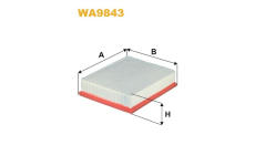 Vzduchový filtr WIX FILTERS WA9843
