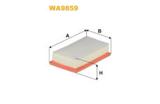 Vzduchový filtr WIX FILTERS WA9859