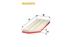 Vzduchový filtr WIX FILTERS WA9865