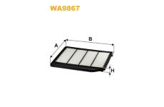 Vzduchový filtr WIX FILTERS WA9867