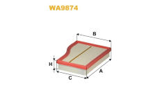 Vzduchový filtr WIX FILTERS WA9874