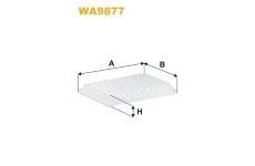 Vzduchový filtr WIX FILTERS WA9877