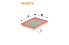 Vzduchový filtr WIX FILTERS WA9878