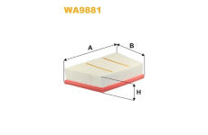 Vzduchový filtr WIX FILTERS WA9881