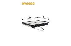 Vzduchový filtr WIX FILTERS WA9883