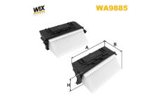Vzduchový filtr WIX FILTERS WA9885