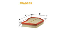 Vzduchový filtr WIX FILTERS WA9889