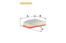 Vzduchový filtr WIX FILTERS WA9895