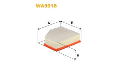 Vzduchový filtr WIX FILTERS WA9916