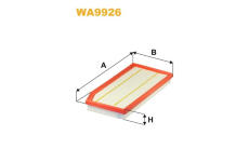 Vzduchový filtr WIX FILTERS WA9926