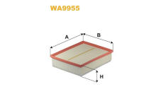 Vzduchový filtr WIX FILTERS WA9955