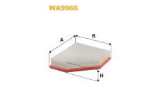 Vzduchový filtr WIX FILTERS WA9966