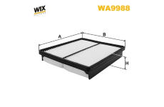 Vzduchový filtr WIX FILTERS WA9988